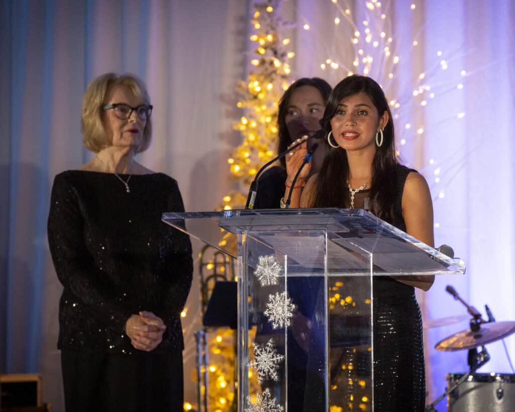 Sangeeta telling her story at PTB