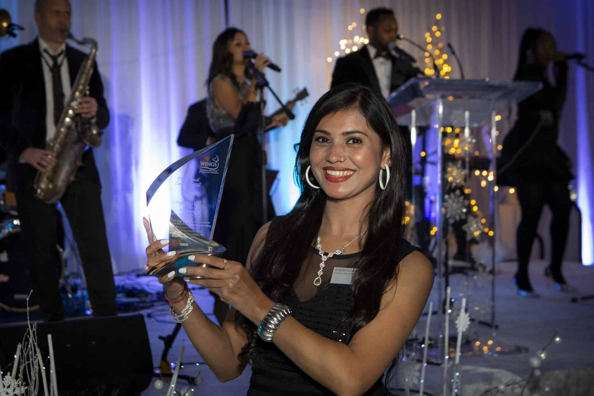 Sangeeta telling her story at PTB