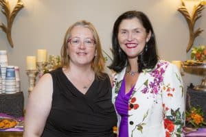 Michelle Cameron with Rebecca Darr, WINGS President & CEO