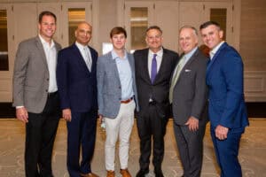 Michael Sicher, member of WINGS Board of Directors with his guests. 