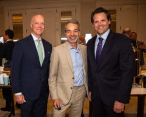 Bill Shannon, Ken Gorman, members of WINGS Board of Directors, Frank Condellire Mens Alliance Luncheon