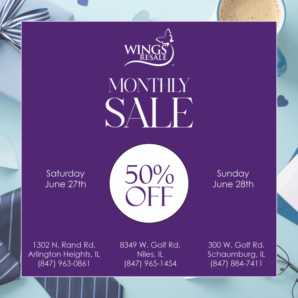 WINGS Resale Monthly Sale June 2026