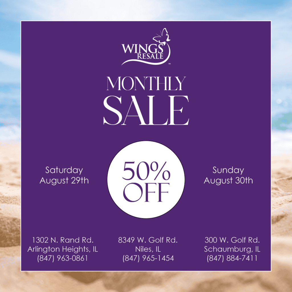 WINGS Resale Monthly Sale August