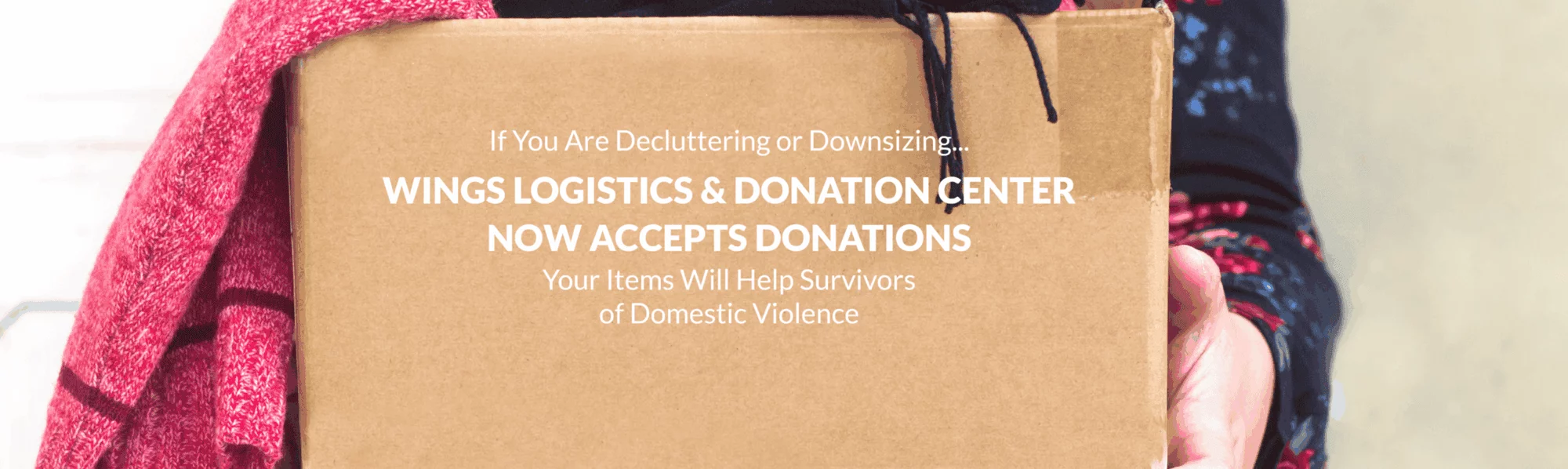 WINGS LC Accepts Donations Banner